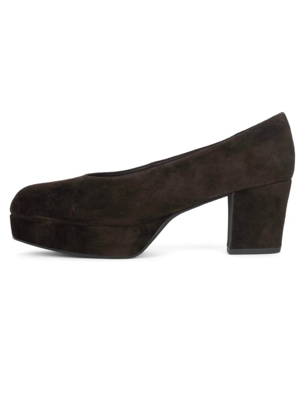 Jeffrey Campbell - Chapters - Dark Brown Suede Platform Pump